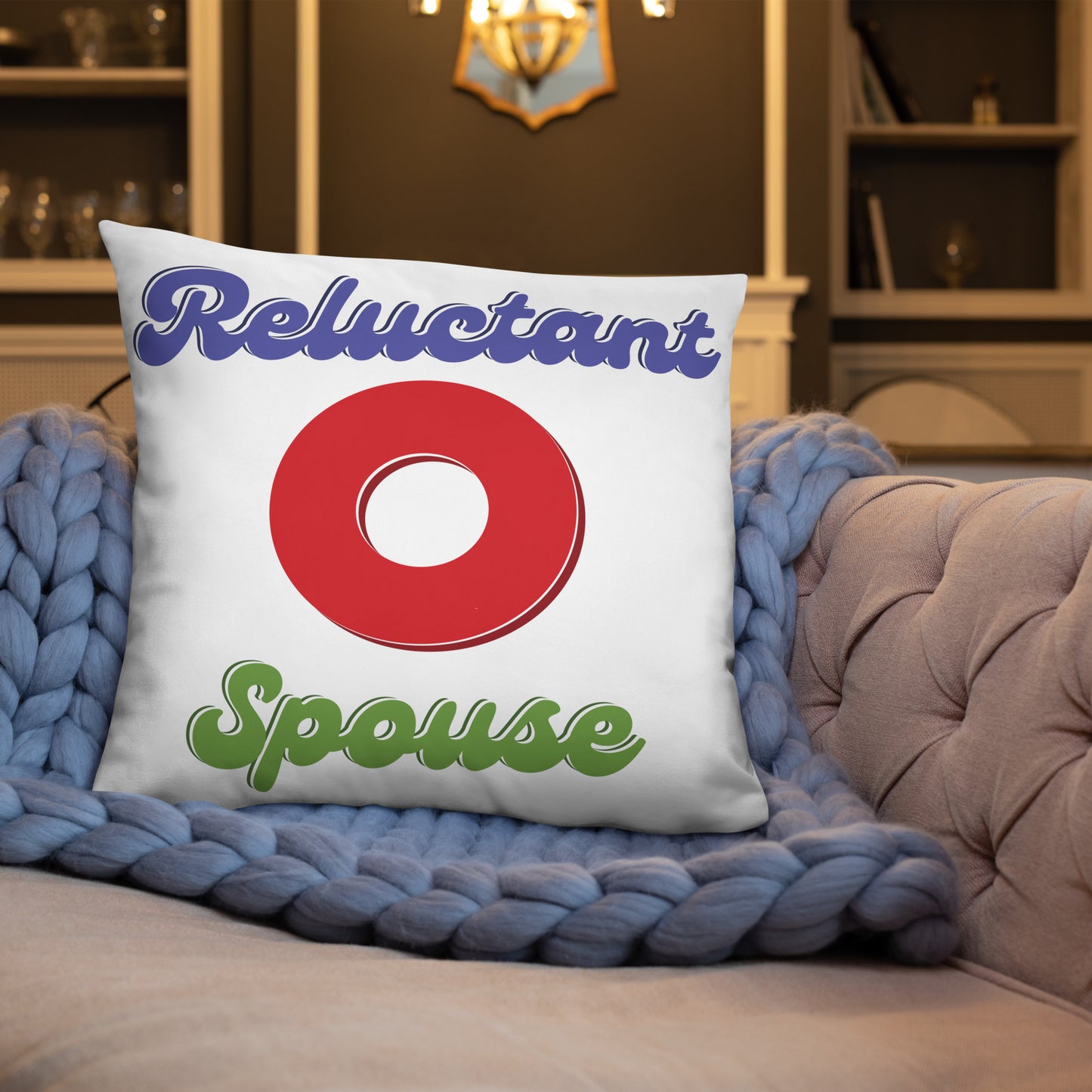Reluctant (Fishman Donut) Spouse - Pillow