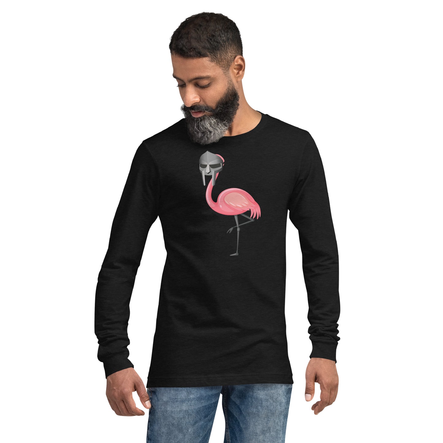 MF Doom Flamingo Mashup Long Sleeve Tee