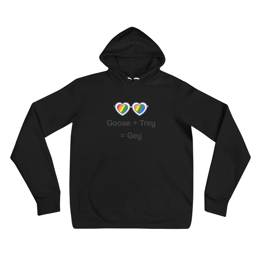 Goose and Trey Rainbow Hoodie