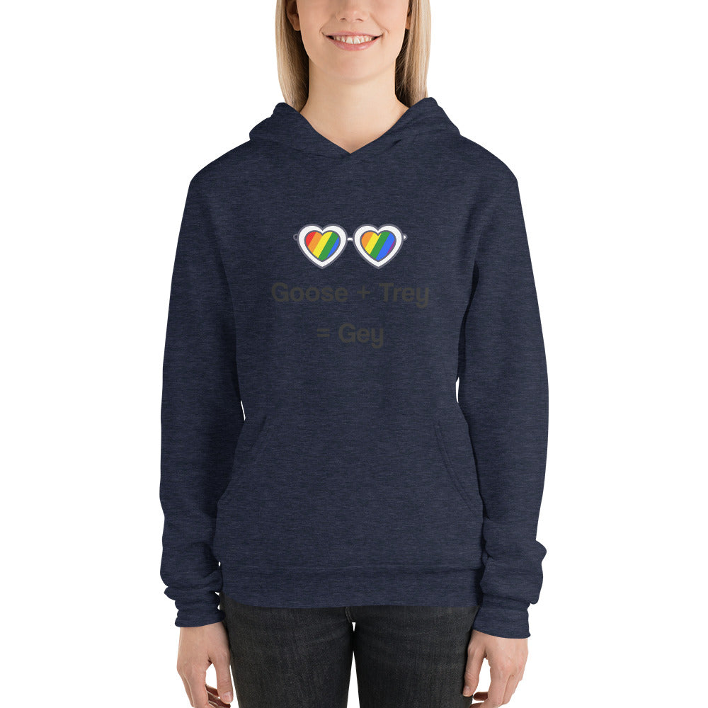 Goose and Trey Rainbow Hoodie