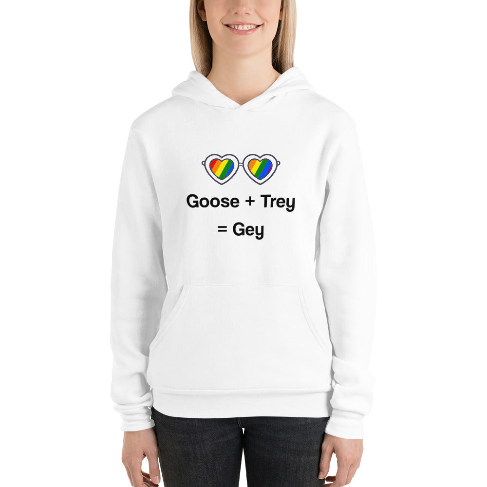 Goose and Trey Rainbow Hoodie