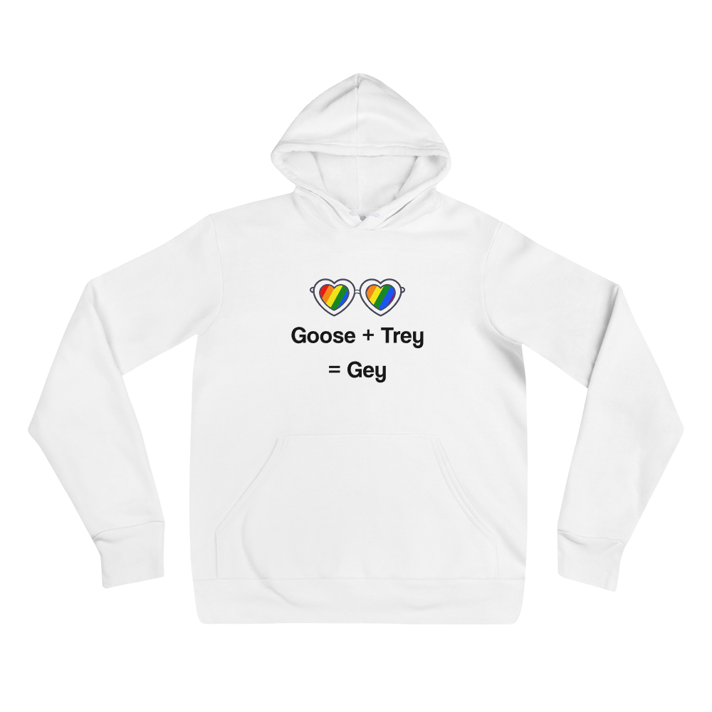 Goose and Trey Rainbow Hoodie