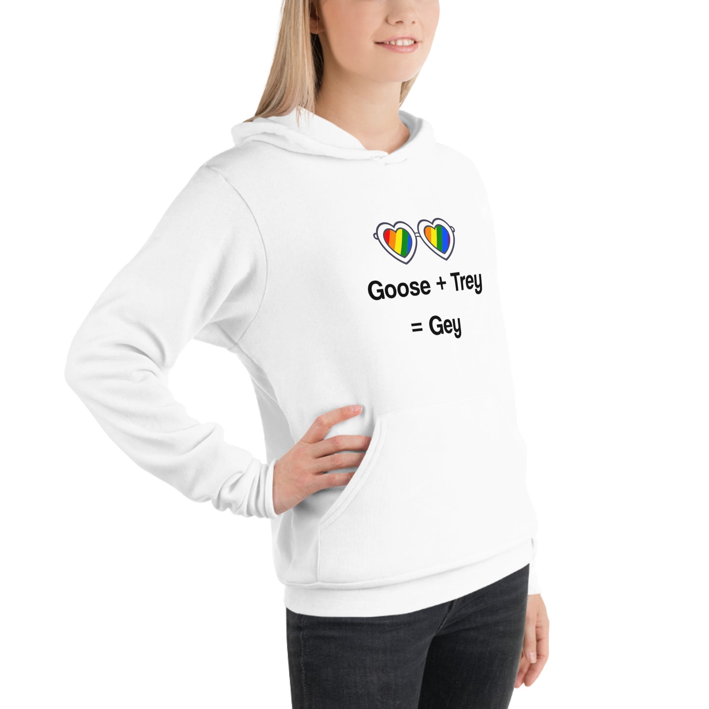 Goose and Trey Rainbow Hoodie