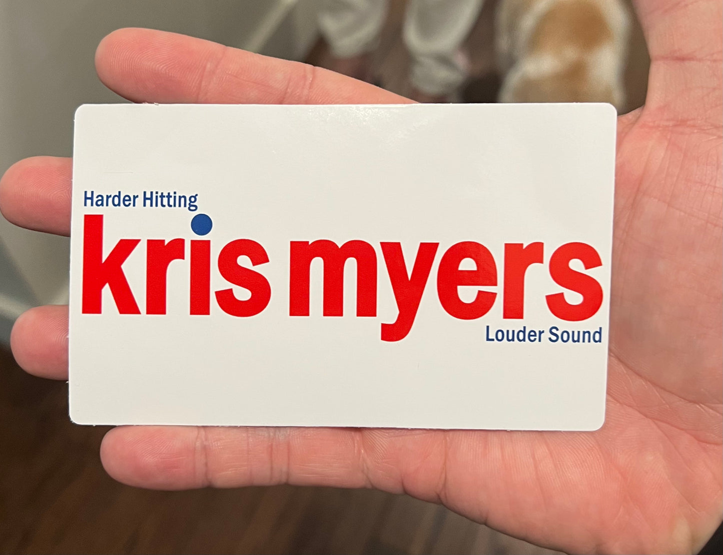 Kris Myers Sticker
