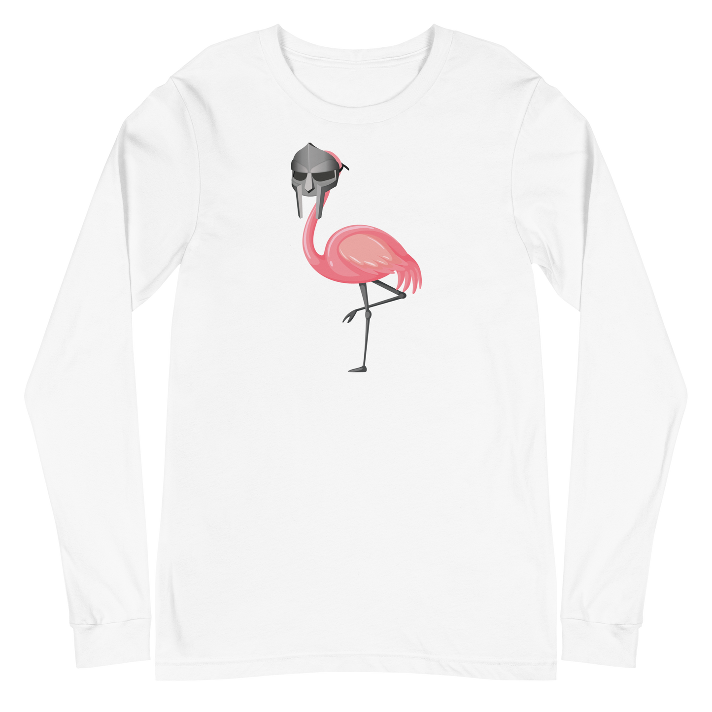 MF Doom Flamingo Mashup Long Sleeve Tee